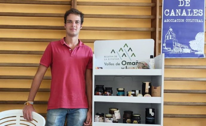 Un alumno de la ULE impulsa la marca Reserva de la Biosfera de los valles de Omaña y Luna (RBVOyL) .