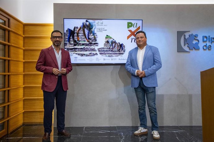 Félix Romero y Antonio García en la presentación de 'Paxera'.