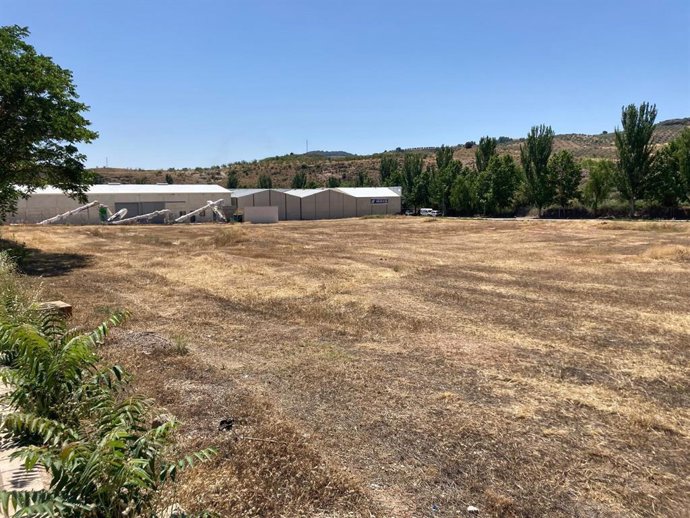 Parcela del Polígono Los Retiros en la que se va a actuar.