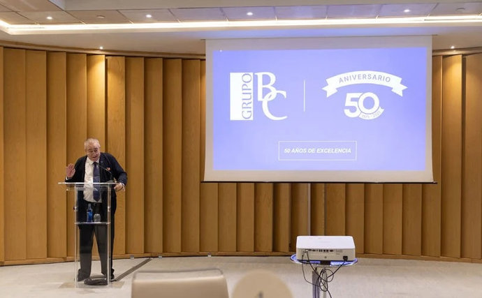 Santiago Bellver en una imagen reciente del 50 aniversario de Grupo BC