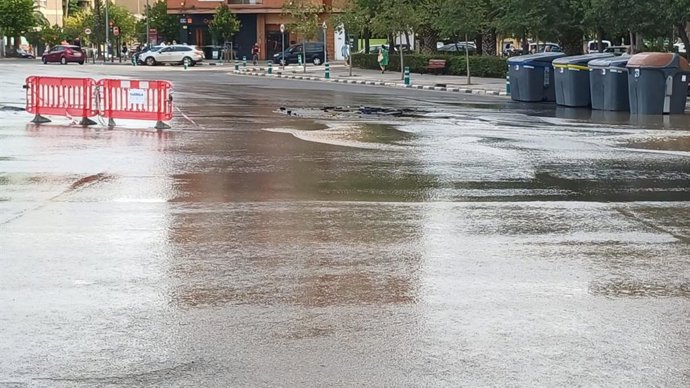 Imagen de la fuga de agua