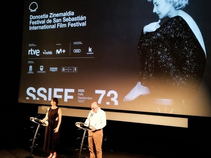 Presentación oficial del 73 Festival de Cine de San Sebastián.