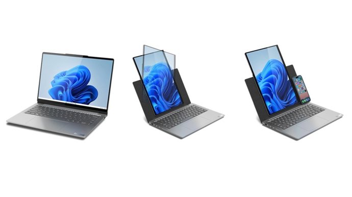 Conceito do ThinkBook VertiFlex