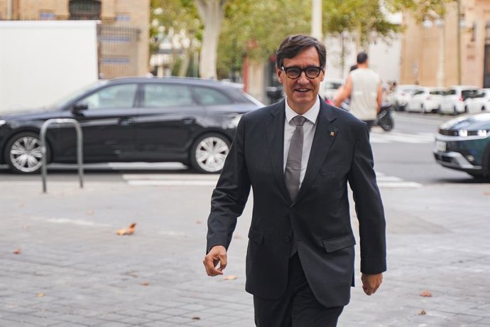 El president de la Generalitat, Salvador Illa, a València