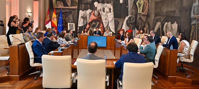 Pleno en la Diputación de Ciudad Real.