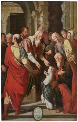 Cuadro 'Presentación de la Virgen en el templo', de Mateo Gilarte