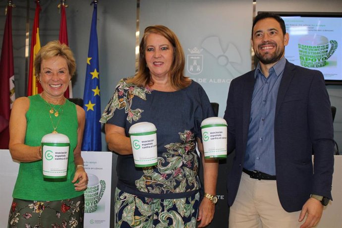 Presentación de la cuestación de la AECC en Albacete.