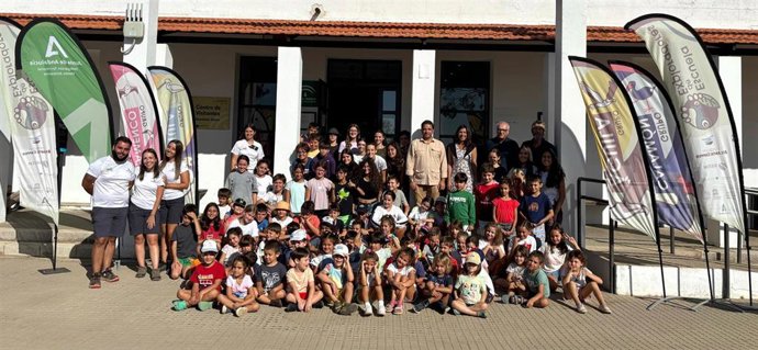 Clausura de la Escuela de Exploradores de la Fundación Atlantic Copper en Huelva.