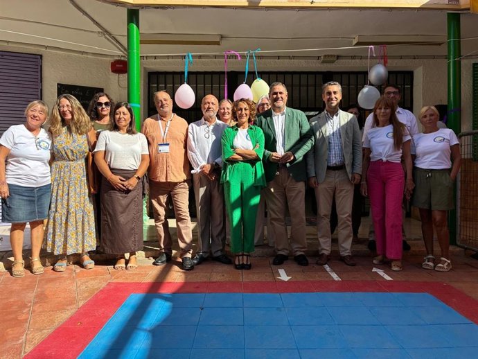 Inicio de curso en la Escuela Infantil Santo Ángel de la Guarda en Almería.