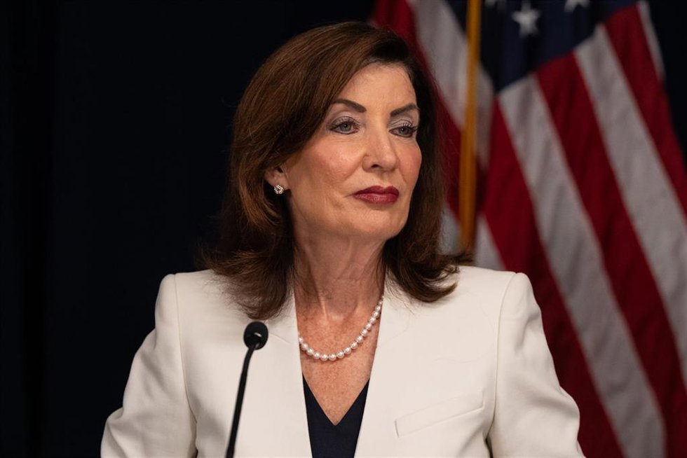 La gobernadora del estado de Nueva York, Kathy Hochul