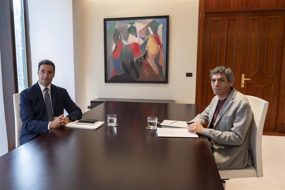 Imanol Pradales y Jon Hernández