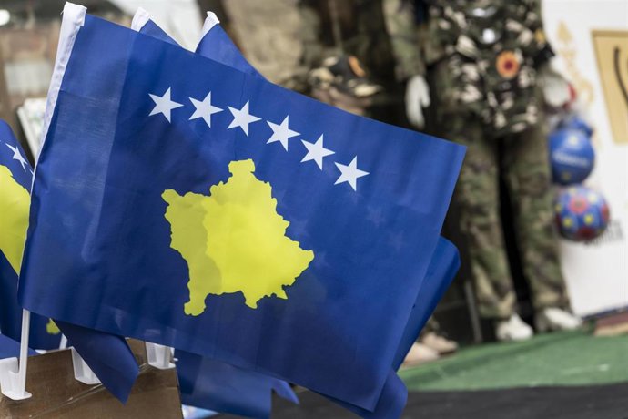 Archivo - Bandera de Kosovo