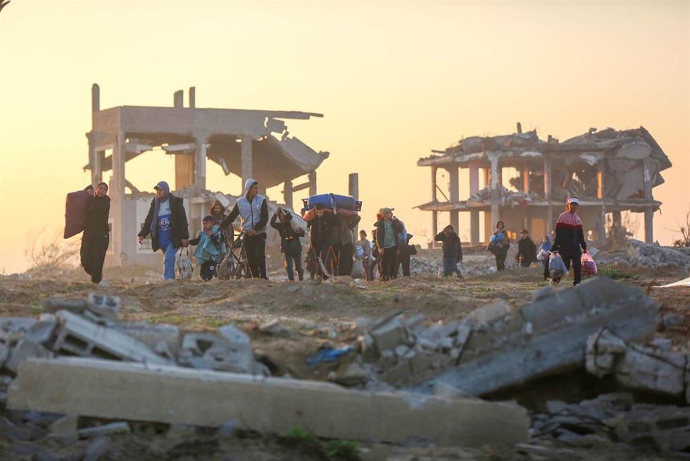 Una de las fotografías de la exposición 'Gaza a través de sus ojos'.