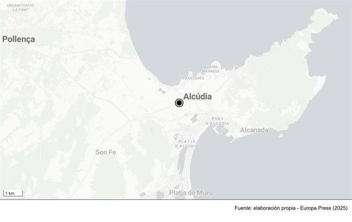 Punto kilométrico de la Ma-13 en la que se ha producido el accidente.