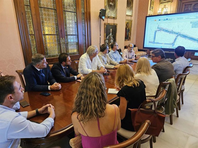 Imagen de la reunión informativa.