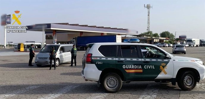 Imagen de un coche de la Guardia Civil.