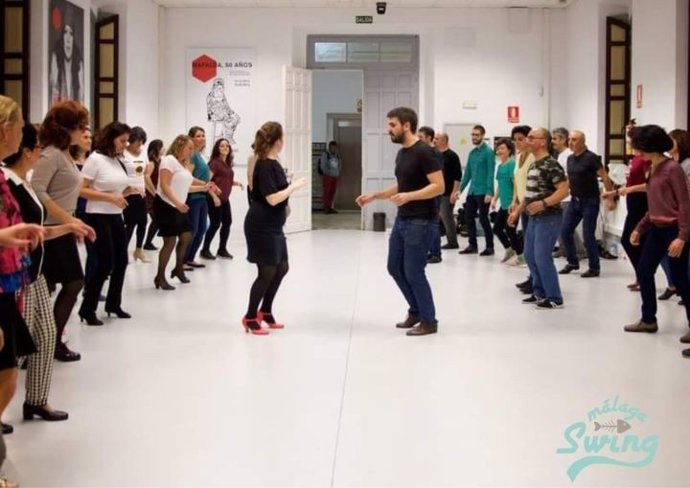Taller de swing en La Térmica de la Diputación de Málaga.