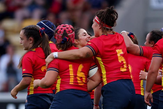 Selección femenina de Rugby XV en el Mundial 2025.