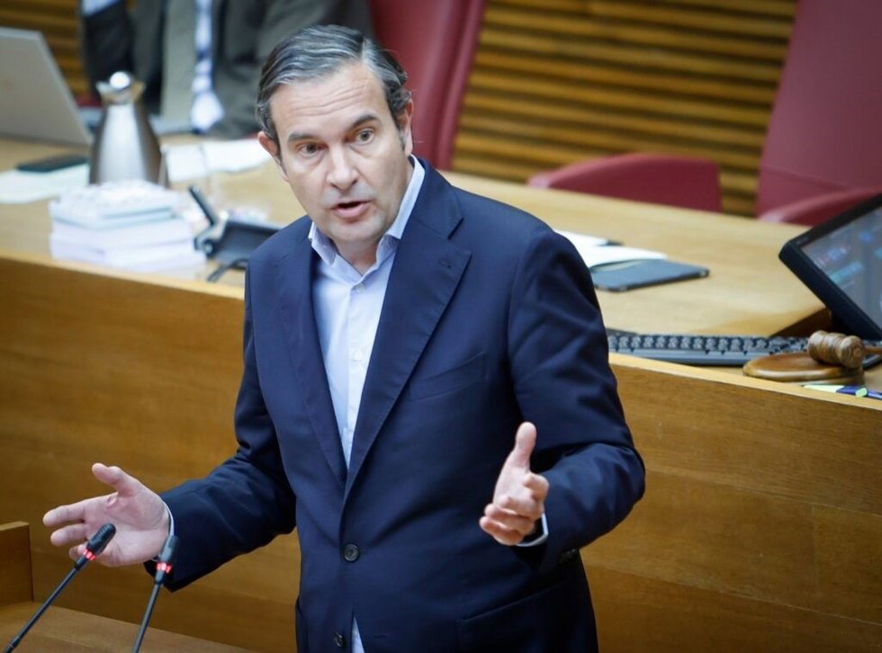 El portavoz del Grupo Parlamentario Popular (GPP) en la comisión de investigación de la dana en Les Corts, Fernando Pastor, en una imagen de archivo