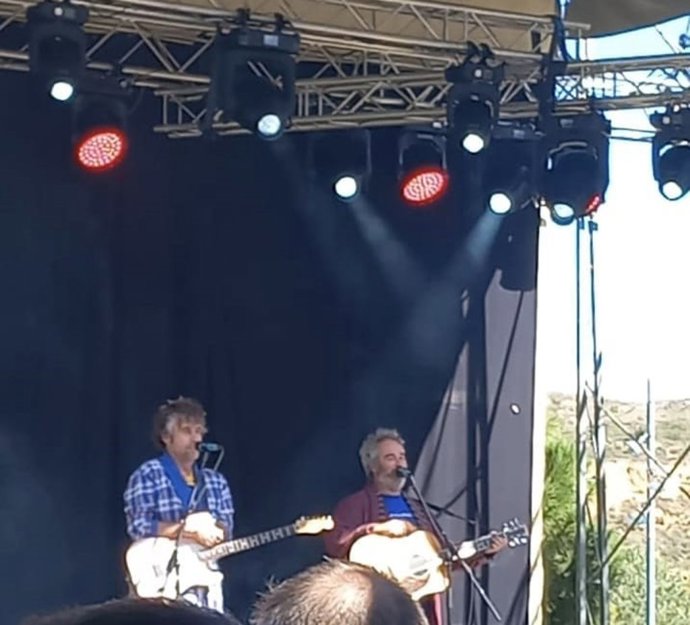 Archivo - Actuacíon de 'Los Gándules' en Espacio Peñas 2.0 de 2023