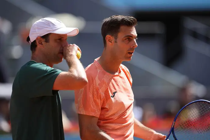 Marcel Granollers y Horacio Zeballos, durante un partido.