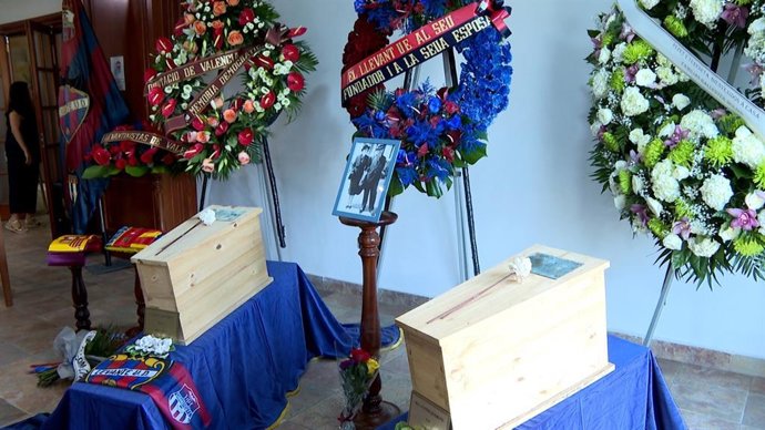 El Levante UD homenajea a su fundador José Ballester Gozalvo con una capilla ardiente 55 años después de morir exiliado.