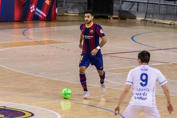 Archivo - Un partido entre FC Barcelona y O Parrulo Ferrol.