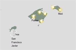 Predicción meteorológica para hoy, domingo 7 de septiembre en Baleares: intervalos nubosos y viento moderado