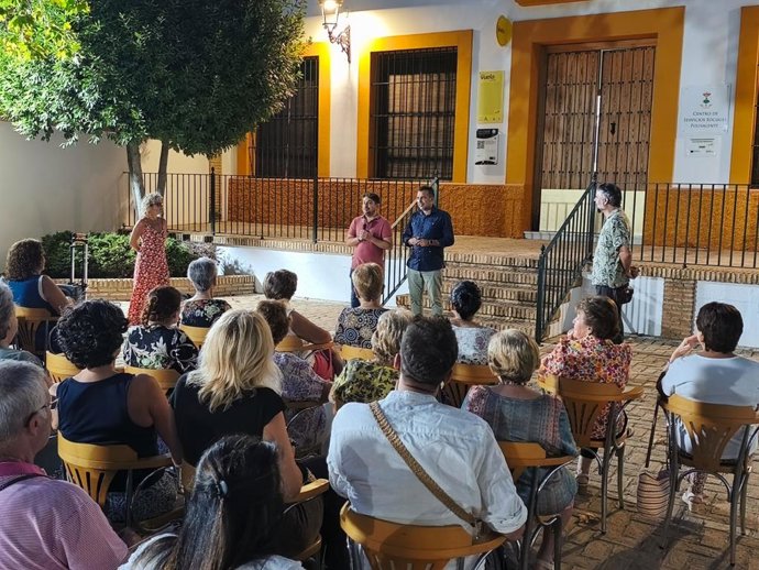 Imagen del Festival Itinerante de Narración Oral 'Un Condado de Cuentos' en el municipio de Chucena (Huelva).
