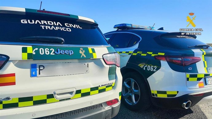 Imagen de archivo de coches de la Guardia Civil.
