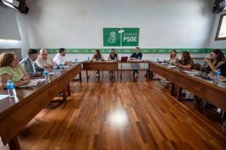 Reunión de coordinación del Grupo Parlamentario Socialista de Andalucía. (Foto de archivo).