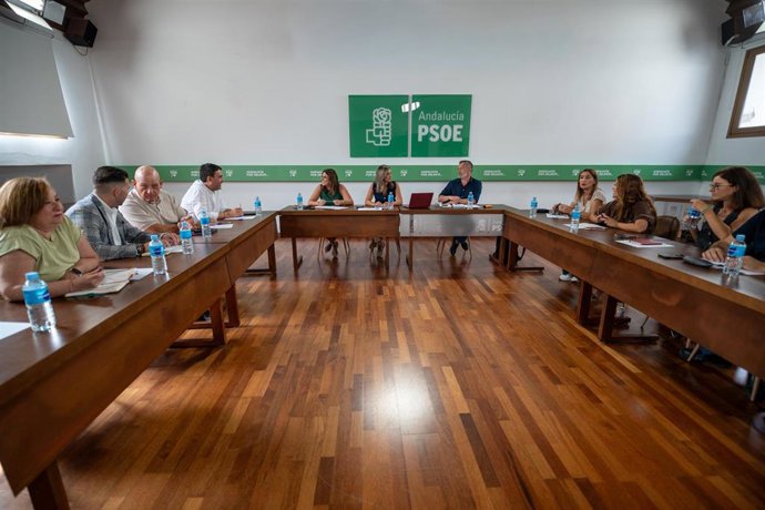 Reunión de coordinación del Grupo Parlamentario Socialista de Andalucía. (Foto de archivo).