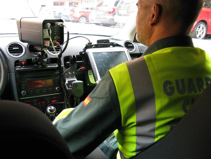 Archivo - Radar guardia civil