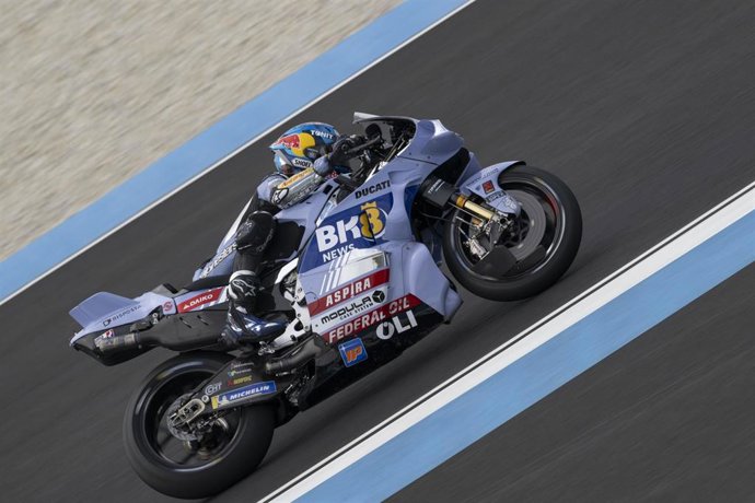 Álex Márquez (Ducati), durante una carrera.