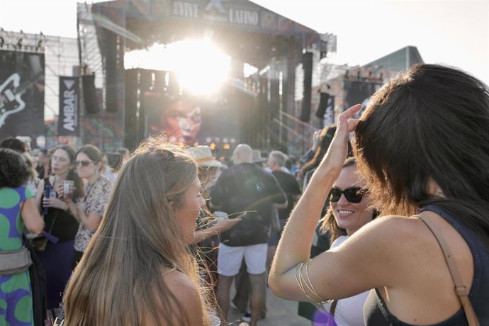Ambiente en el Festival Vive Latino España celebrado este fin de semana en Zaragoza