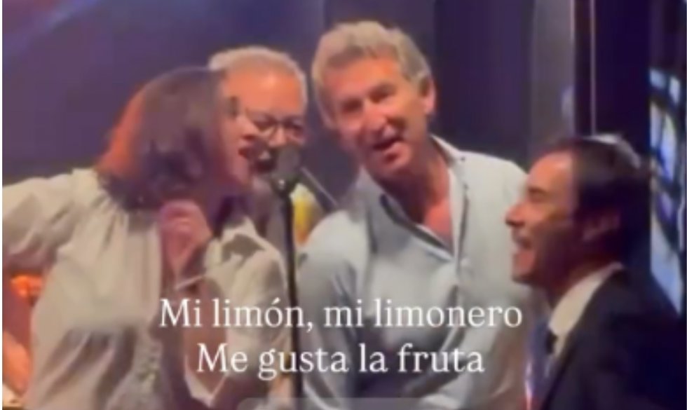 Captura del vídeo difundido por Alberto Núñez Feijóo