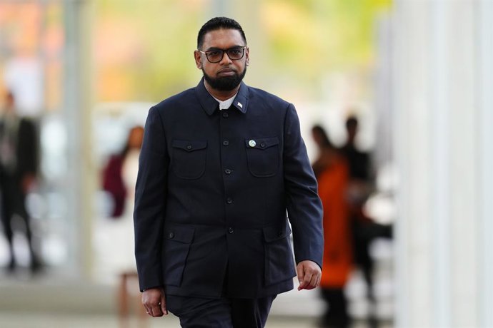 Archivo - Arquivo - 18 de outubro de 2023, Ottawa, ON, Canadá: O presidente da Guiana, Mohamed Irfaan Ali, chega à cúpula Canadá-CARICOM em Ottawa na quarta-feira, 18 de outubro de 2023.