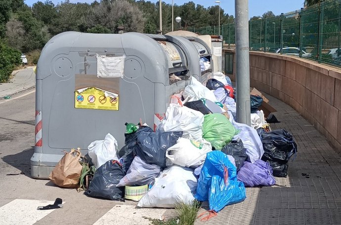 Contenedores Sa Torre, de Llucmajor en una imagen de archivo
