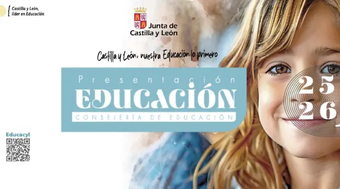 Cartel de la Junta anunciando el inicio del curso escolar. - JCYL
