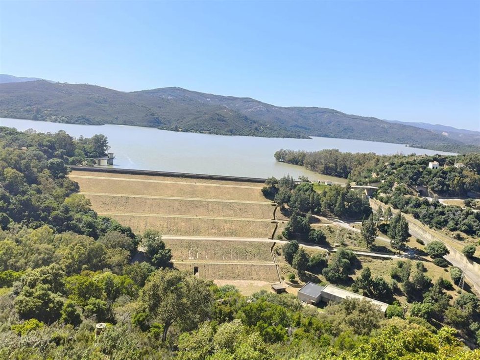 Pantano de Guadarranque en Castellar de la Frontera (Cádiz)