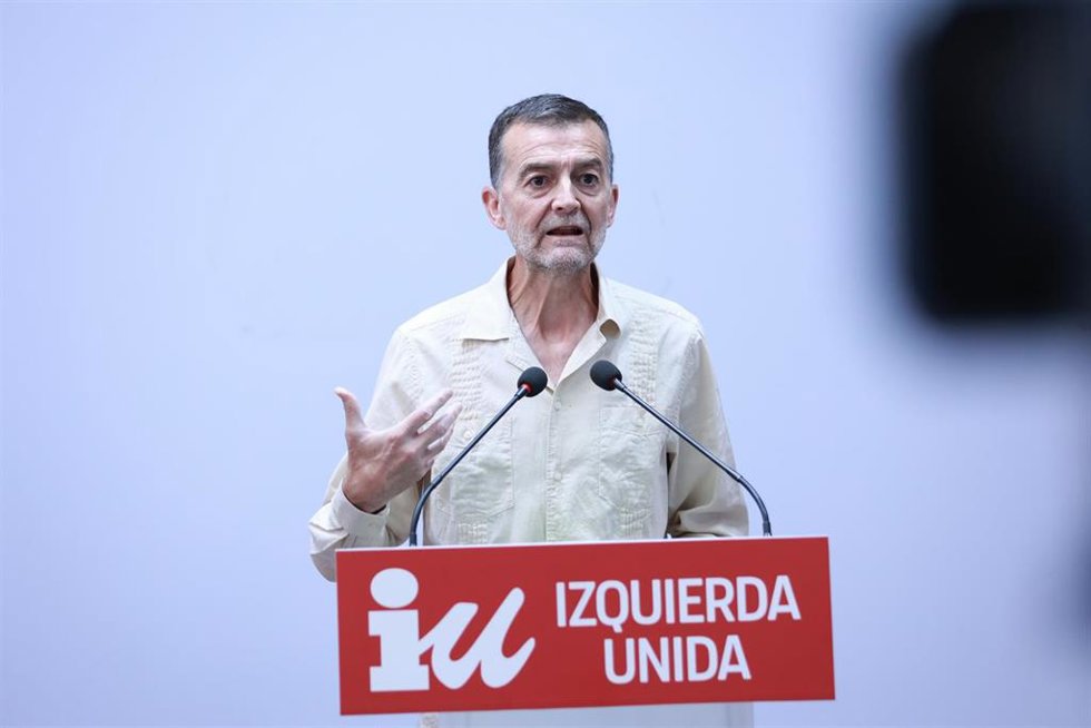 El coordinador federal de Izquierda Unida, Antonio Maíllo, en una imagen de archivo. 