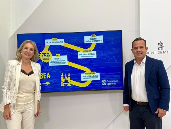 El conseller del Consell de Mallorca, Antoni Fuster, en rueda de prensa