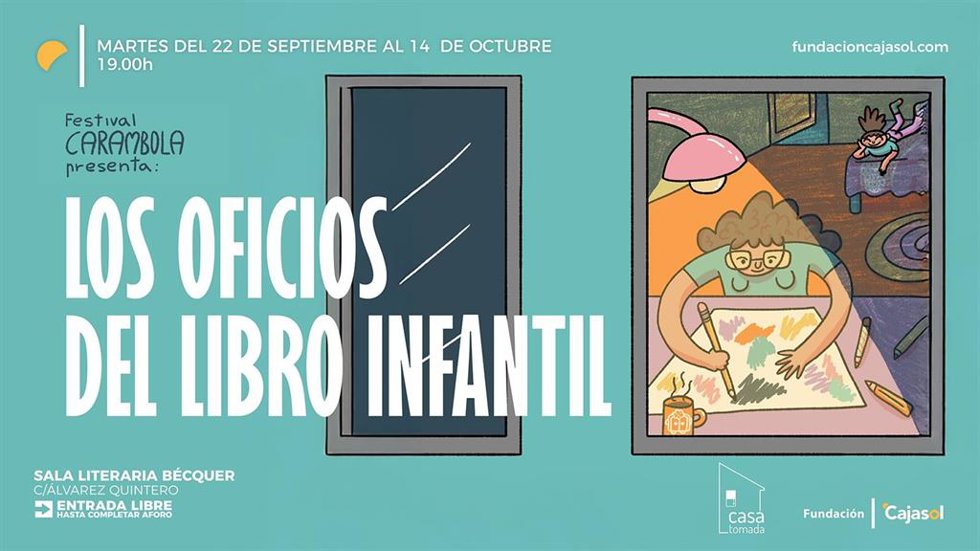 Cartel del ciclo 'Los oficios del libro infantil'.