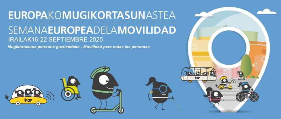 Cartel de la Semana Europea de la Movilidad.