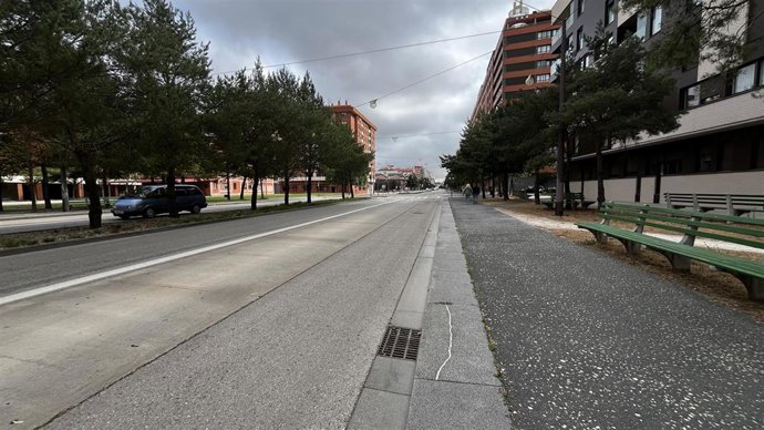 Tramo del Bulevar del Ferrocarril.