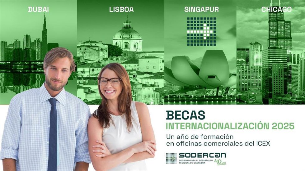 Archivo - SODERCAN convoca becas de comercio internacional para jóvenes cántabros en Chicago, Dubái, Lisboa y Singapur