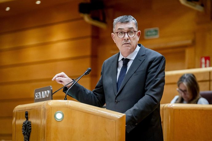 Archivo - El senador de Compromís Enric Morera en imagen de archivo