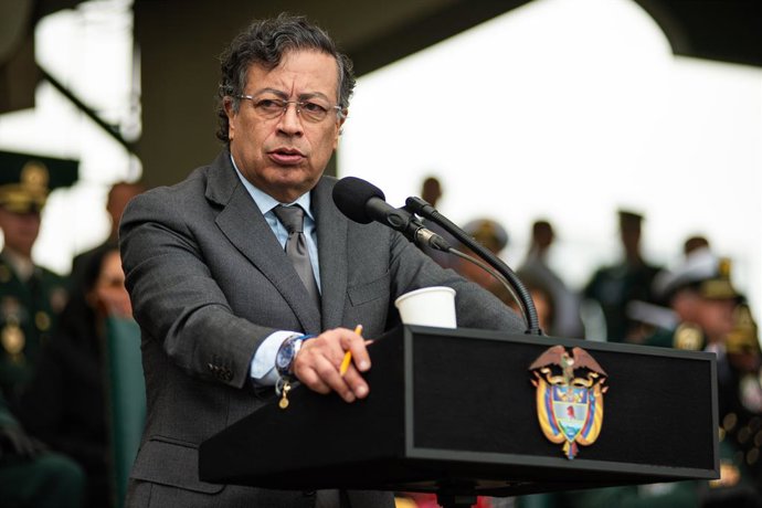 Archivo - Arquivo - Imagem de arquivo do presidente da Colômbia, Gustavo Petro