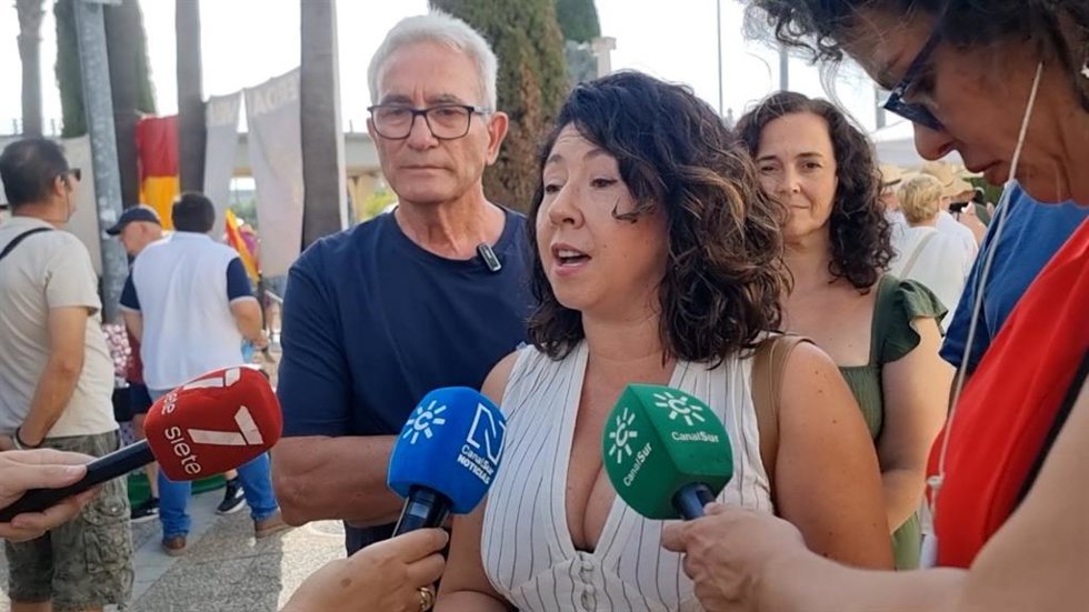 La coordinadora de Podemos Andalucía, Raquel Martínez, en una imagen de archivo.