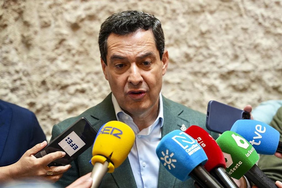 Archivo - El presidente de la Junta de Andalucía, Juanma Moreno